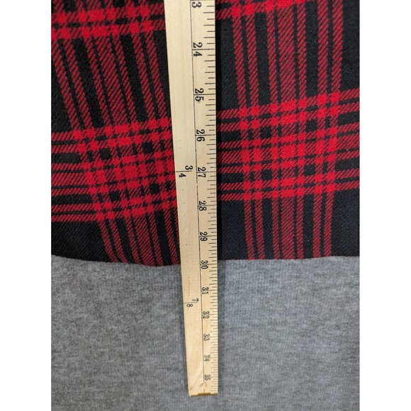 Kathryn‎ Deene Red Black Plaid Single Button Womens Blazer Size 16 - Picture 4 of 8